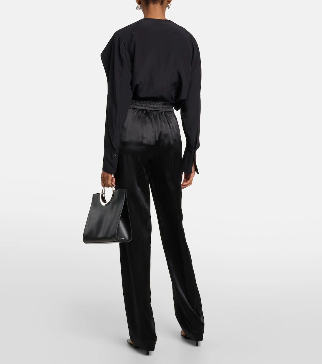 Joseph - Tova silk satin straight pants