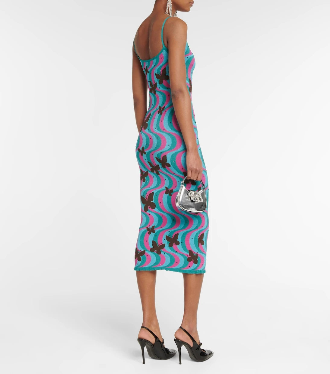 Alessandra Rich - Jacquard midi dress