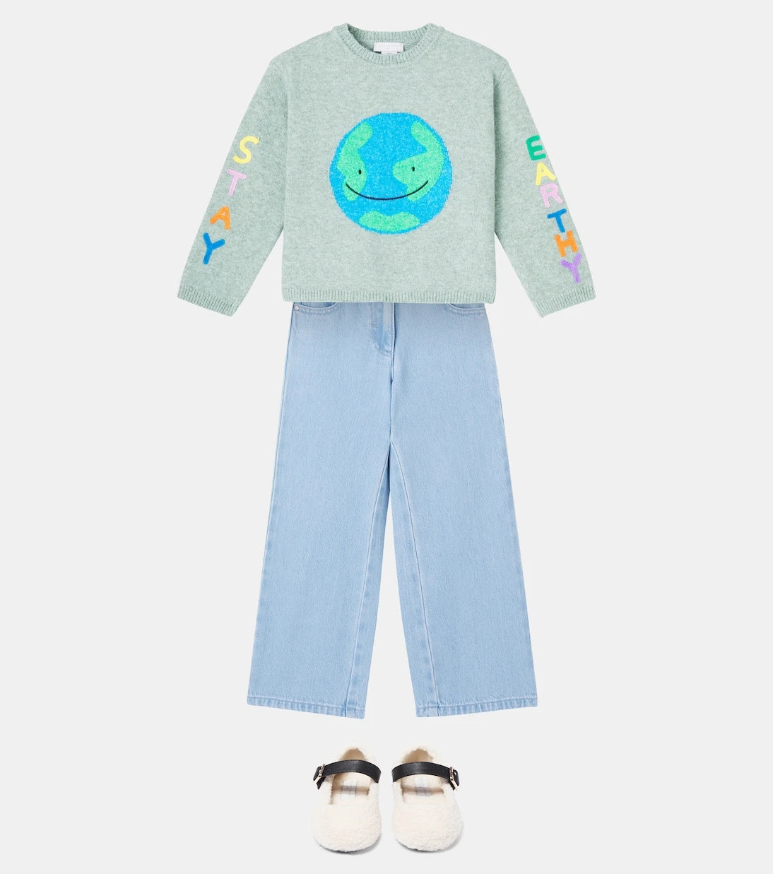 Stella McCartney Kids - سترة مطرزة بالرقع