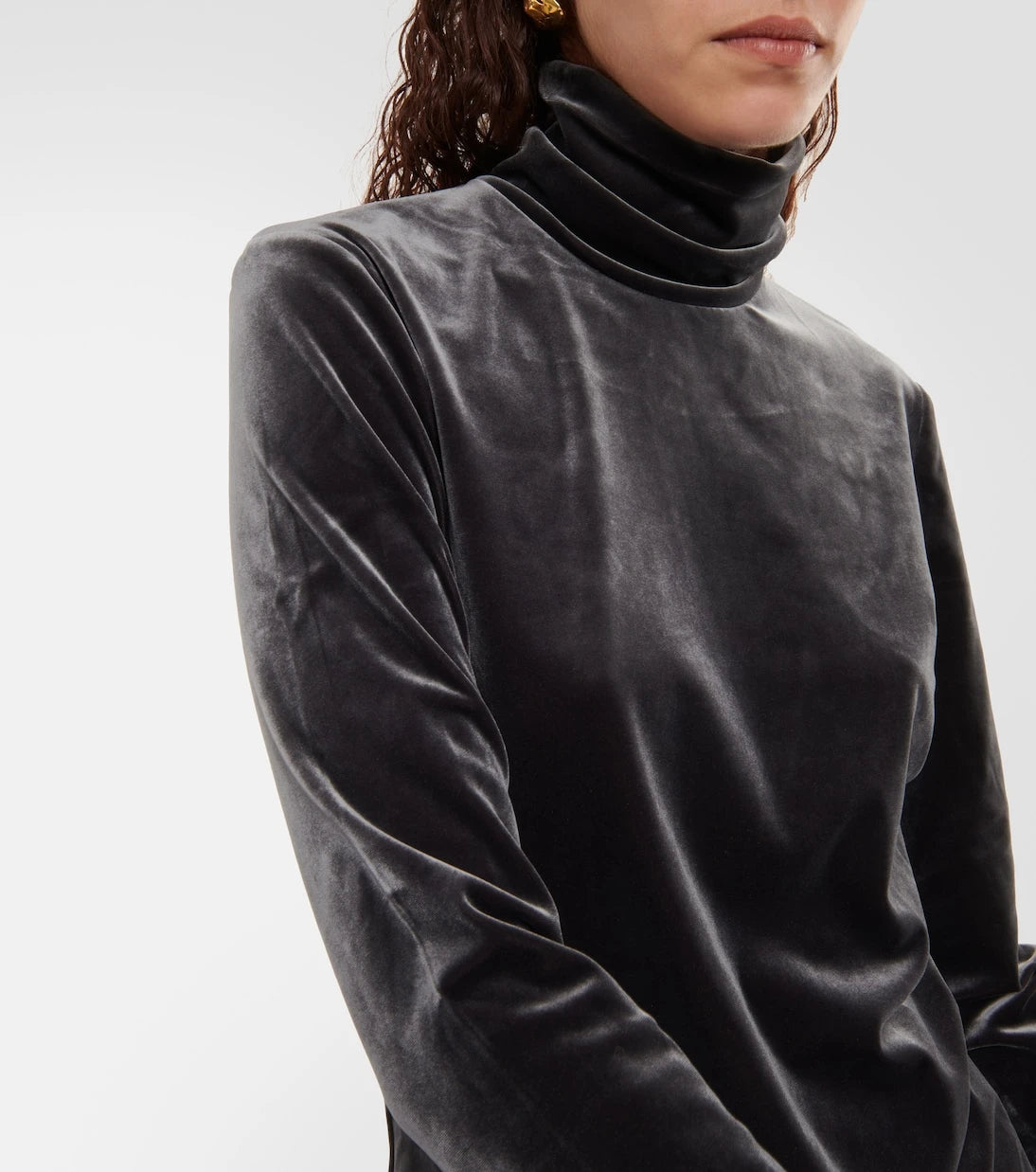 Proenza Schouler - White Label velvet turtleneck top