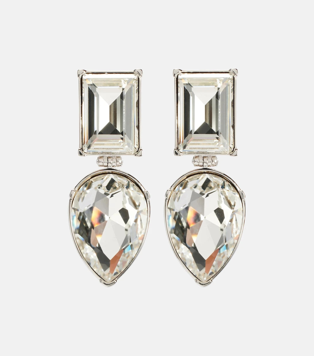 McQueen - Cocktail crystal-embellished earrings