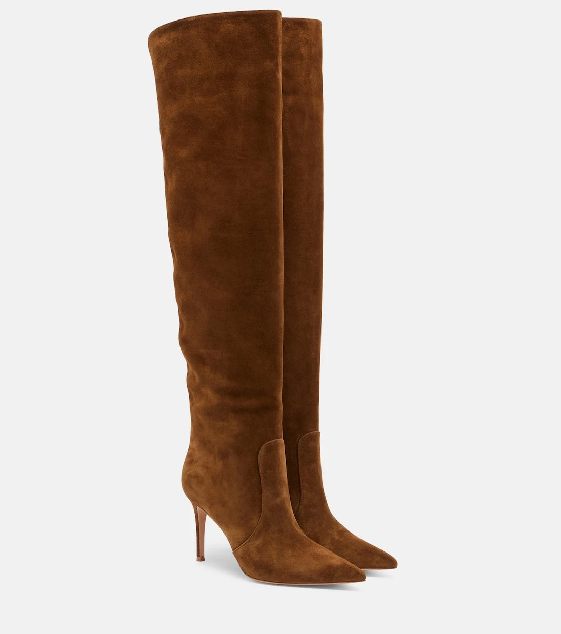 Gianvito Rossi - Hansen suede knee-high boots