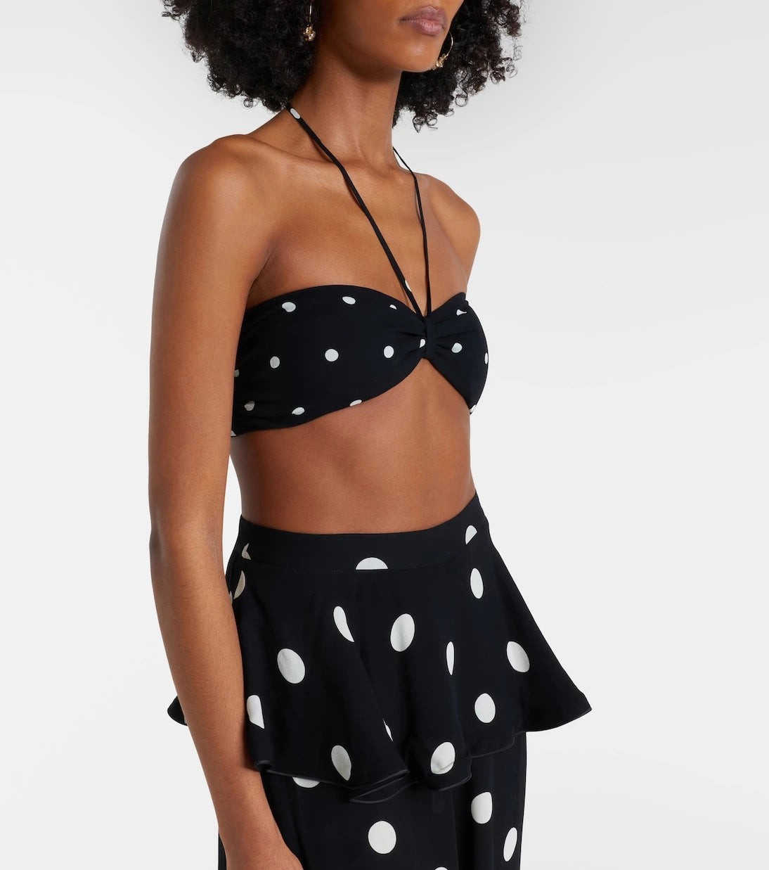 Adriana Degreas - Polka-dot bandeau bikini top