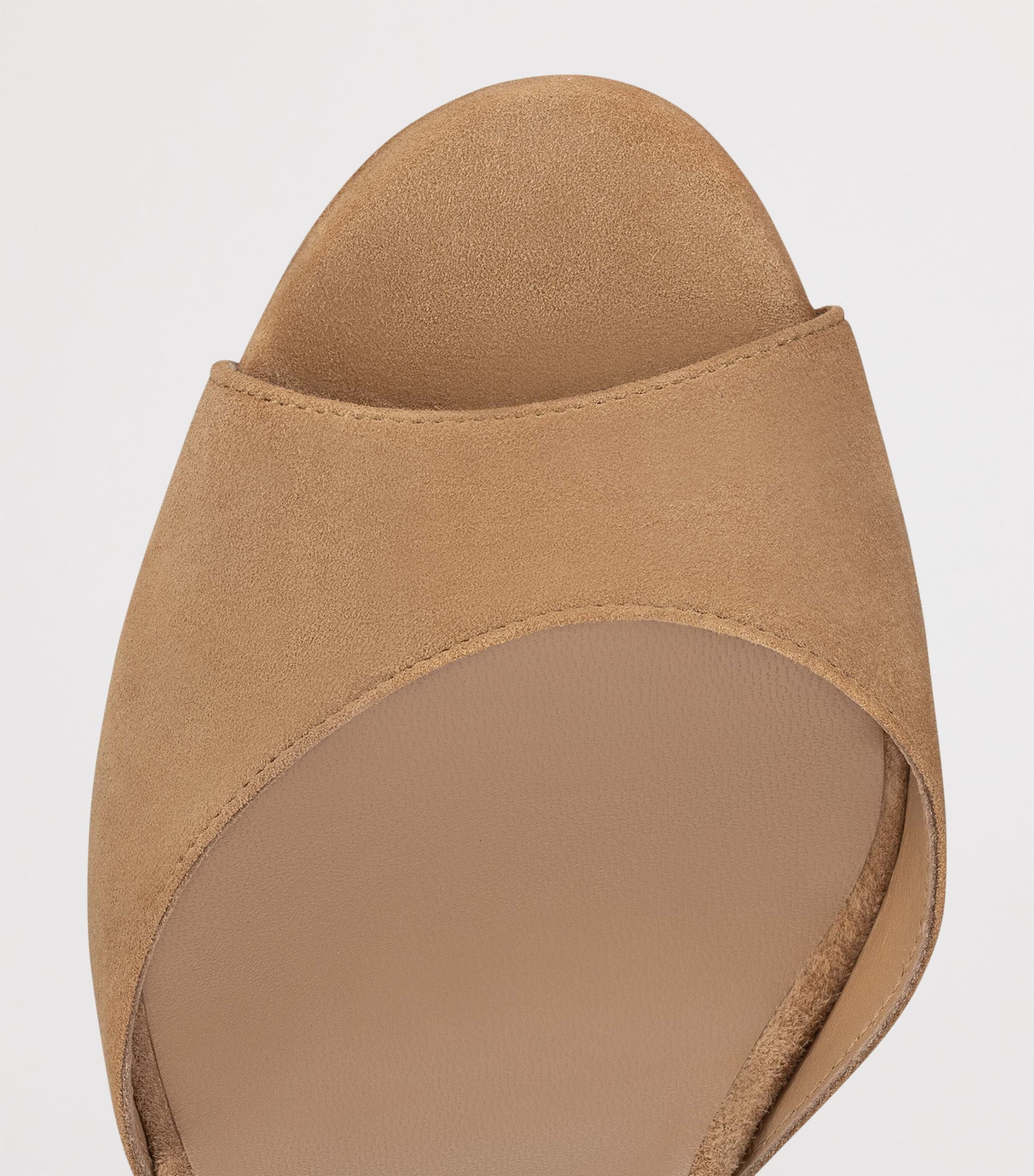 Christian Louboutin Red Sandaloo Suede Platform Sandals 130