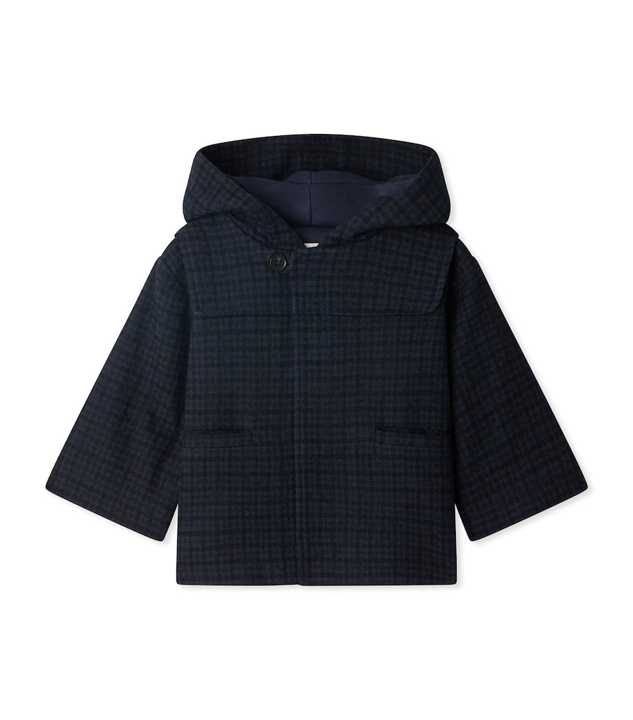 Cotton-Wool Check Coat (2-3 Years)
