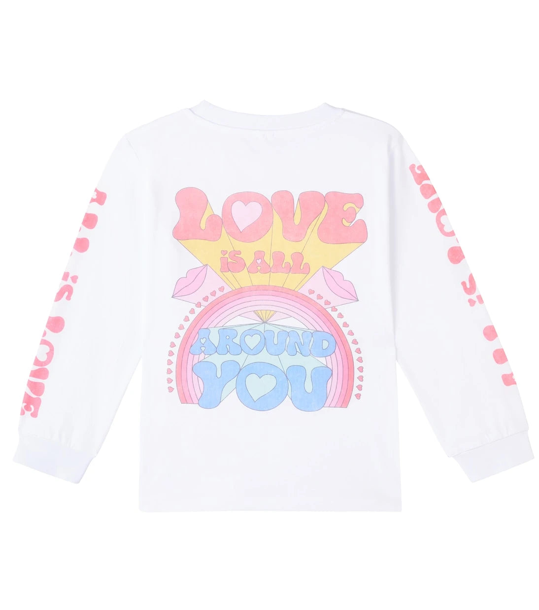 Stella McCartney Kids - سويت شيرت من قطن الجيرسيه المطبوع