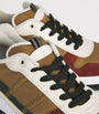 Suede-Trim Panelled Crossing Sneakers