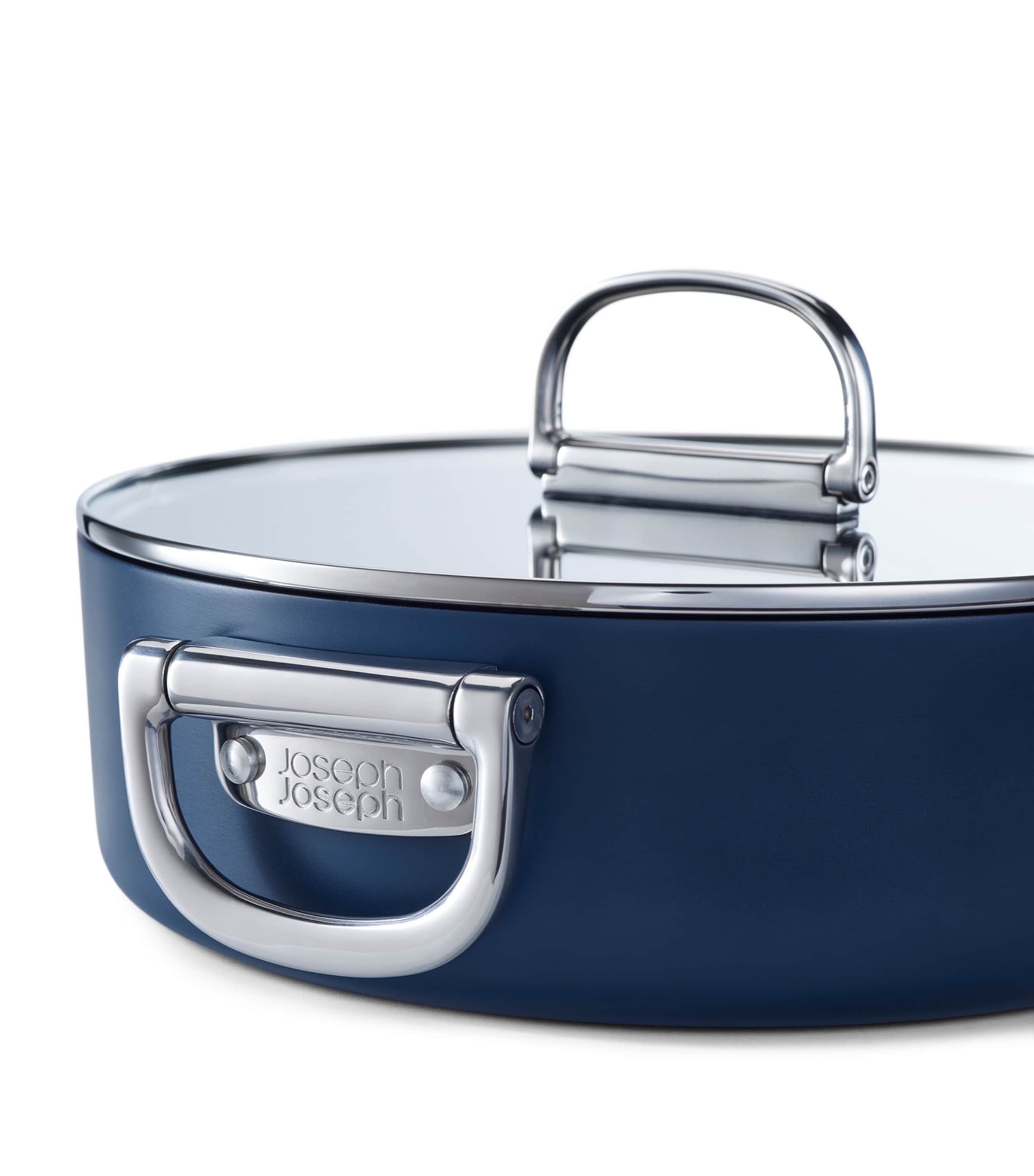 Space Non-Stick Folding Handle Casserole Pan and Lid (28cm)