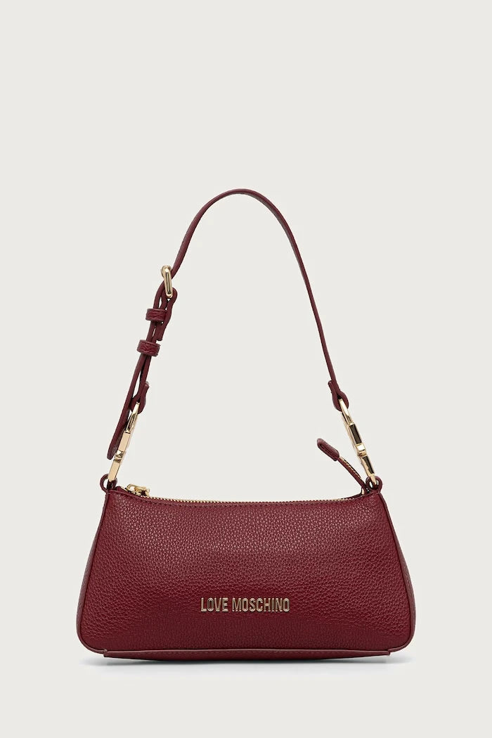 Love Moschino kadın imitasyon deri baguette çanta
