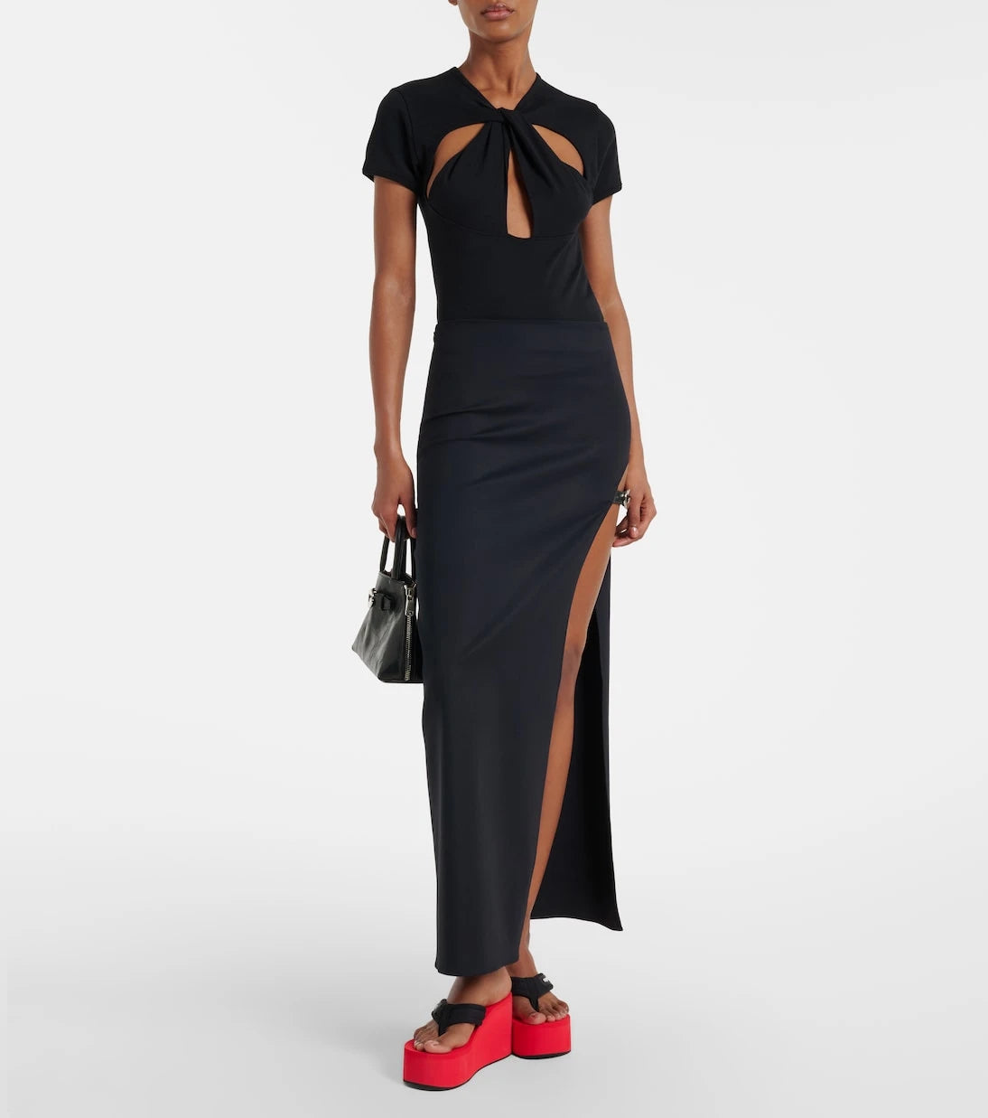 Coperni - Logo platform thong sandals