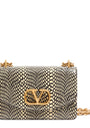 Valentino Garavani Small Snakeskin Vain Shoulder Bag