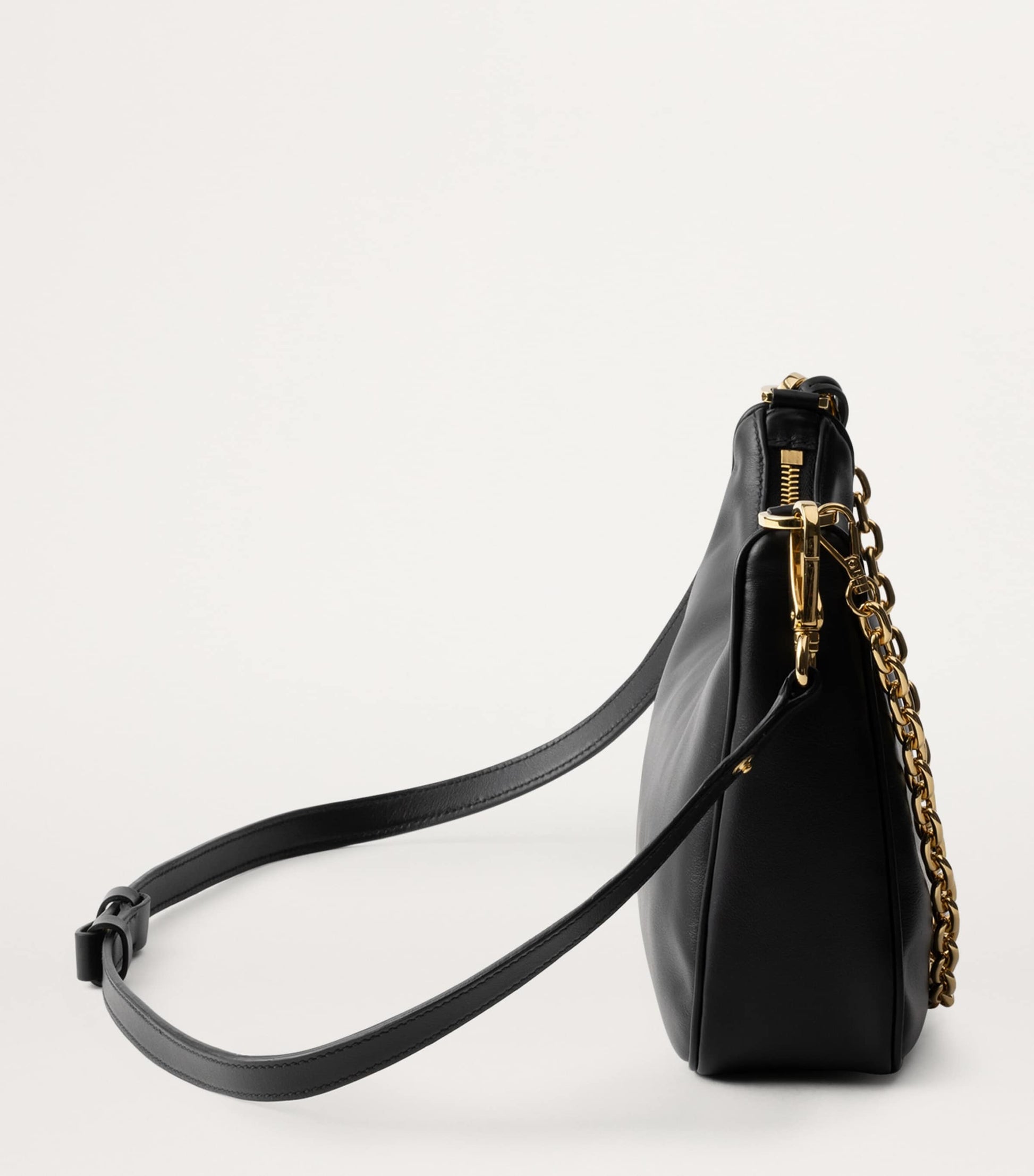 Prada Black Mini Leather Re-Edition Shoulder Bag