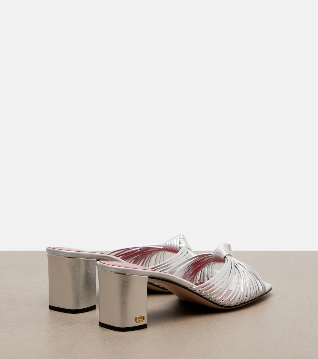 Valentino Garavani - Annet metallic leather sandals