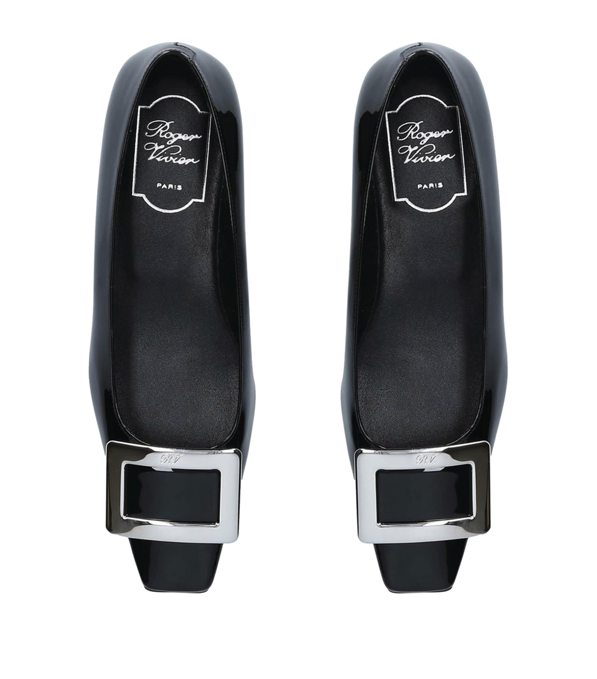 Roger Vivier Black Belle Vivier Trompette Pumps