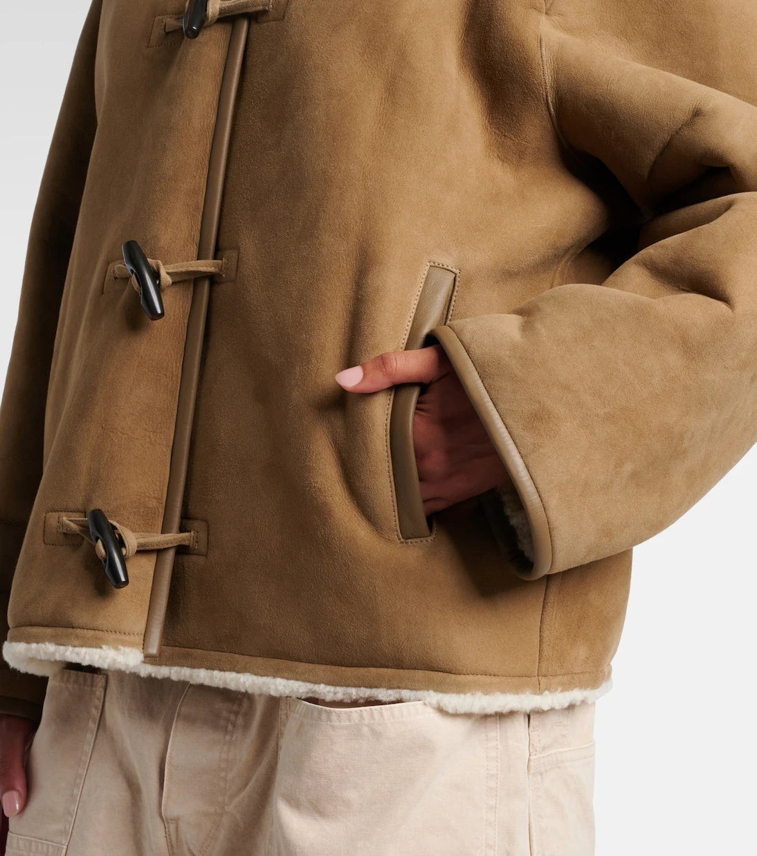 Yves Salomon - Reversible leather and shearling jacket