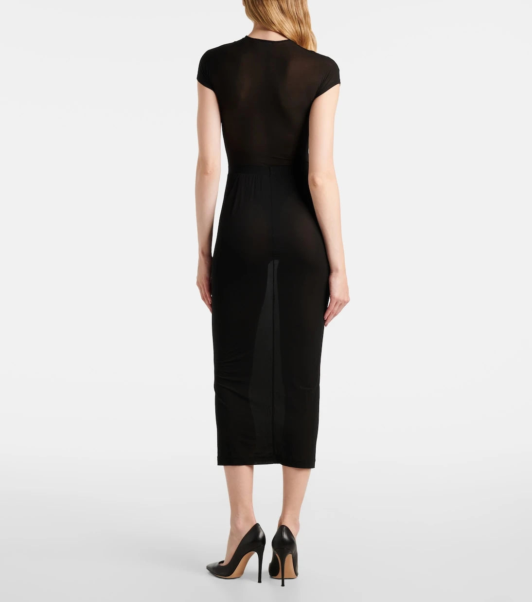 Wardrobe.NYC - Sheer midi skirt
