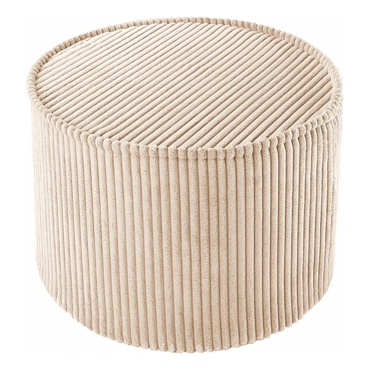 Wigiwama - Corduroy pouffe | Beige