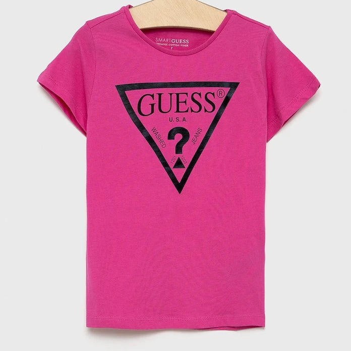 Детска памучна тениска Guess