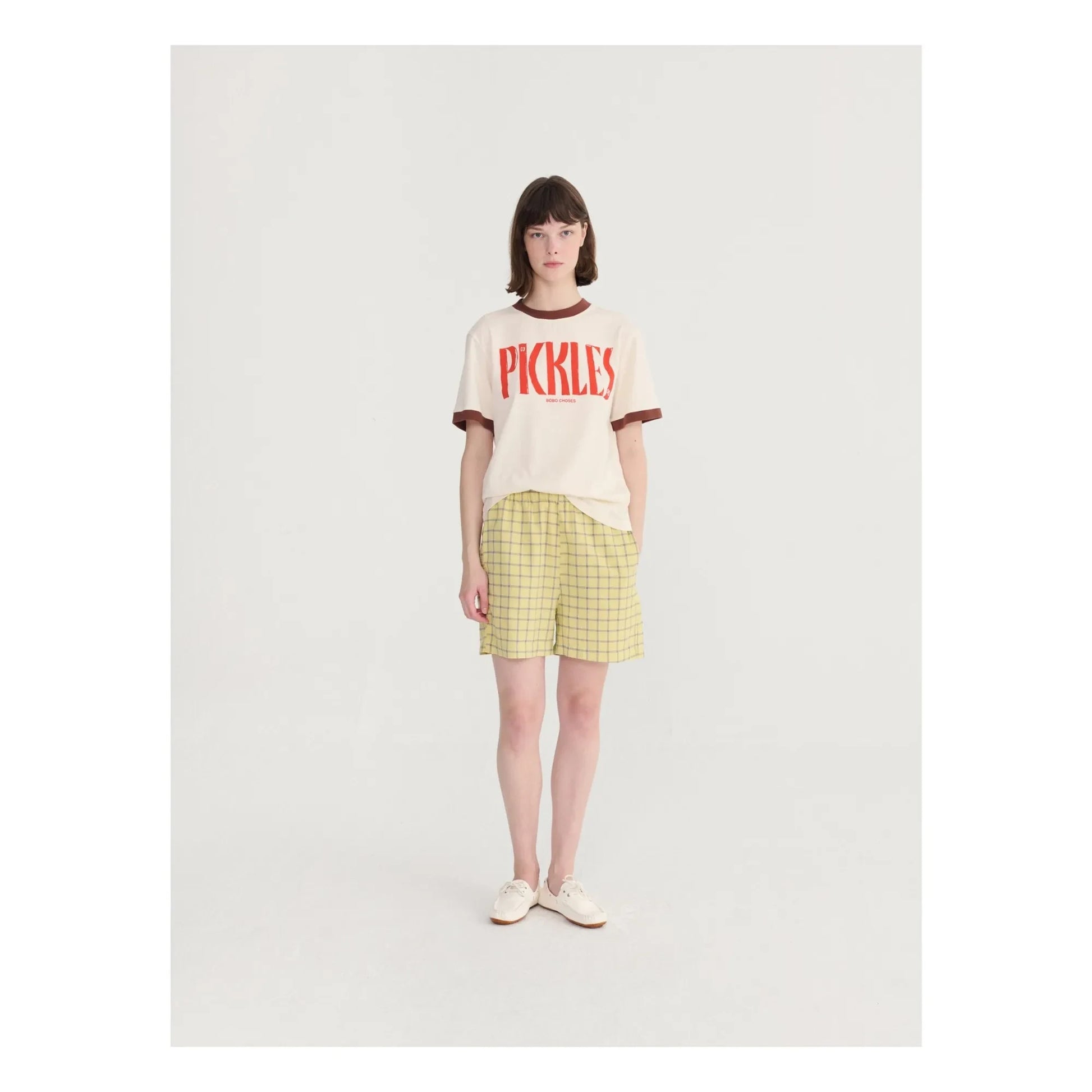 Bobo Choses - Spicy Window Bambula Cotton shorts | Yellow