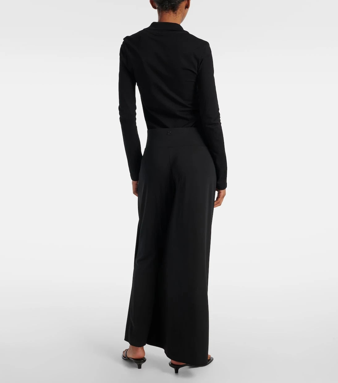 Courrèges - Infinity draped wide-leg pants