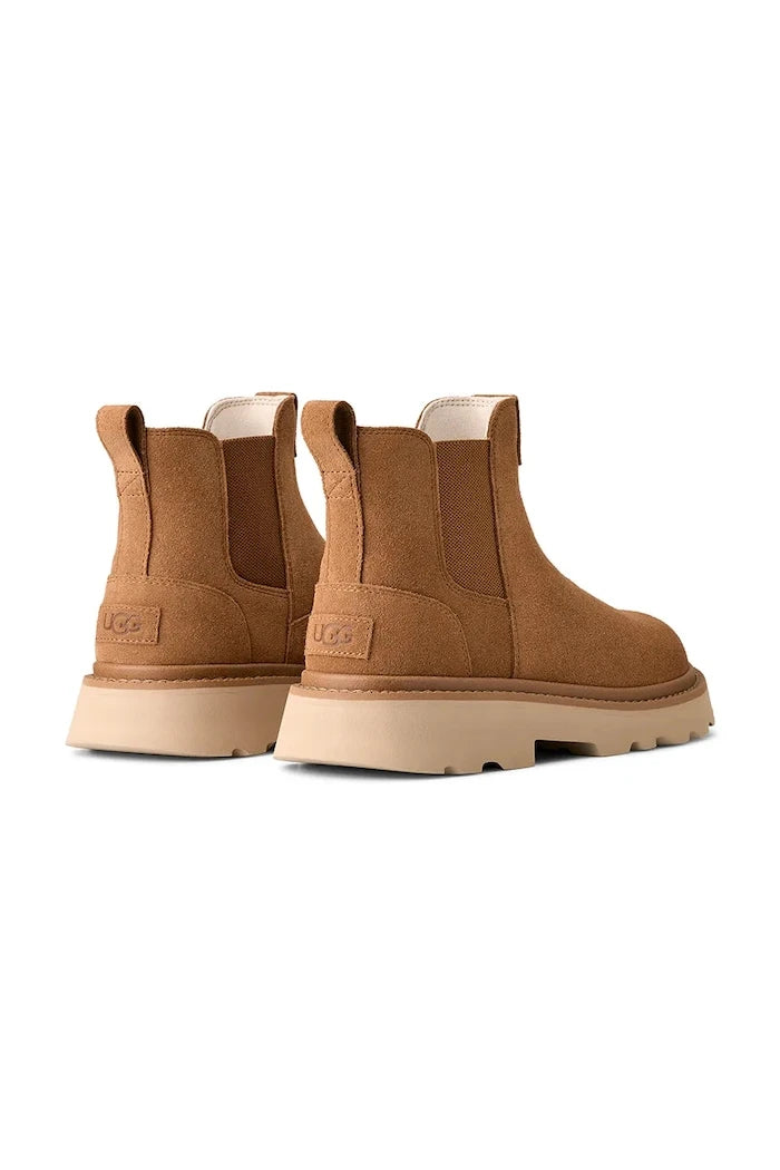 Велурени обувки UGG Chelsea Lug