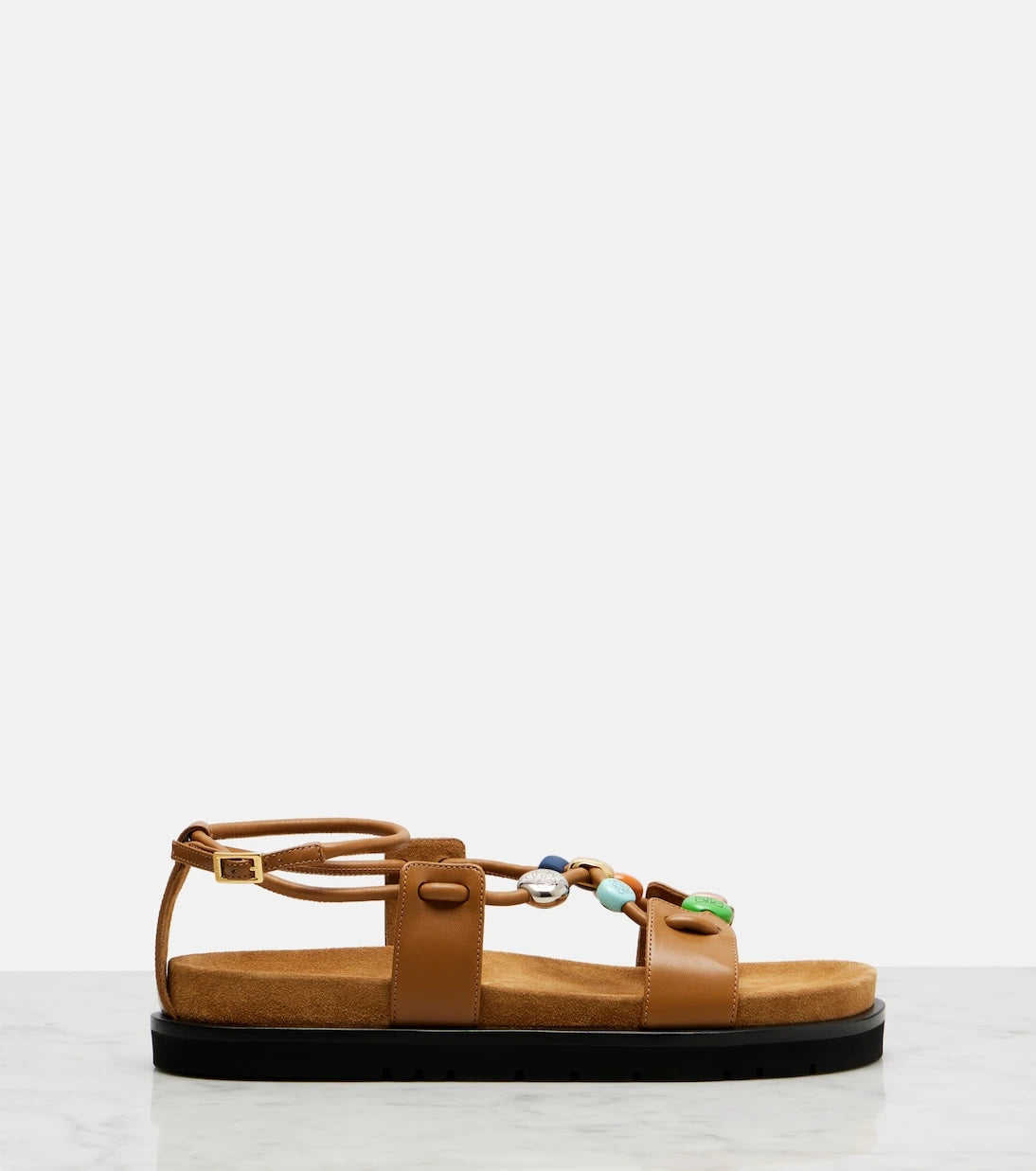 Loewe - Paula's Ibiza Pebble Beads leather sandals
