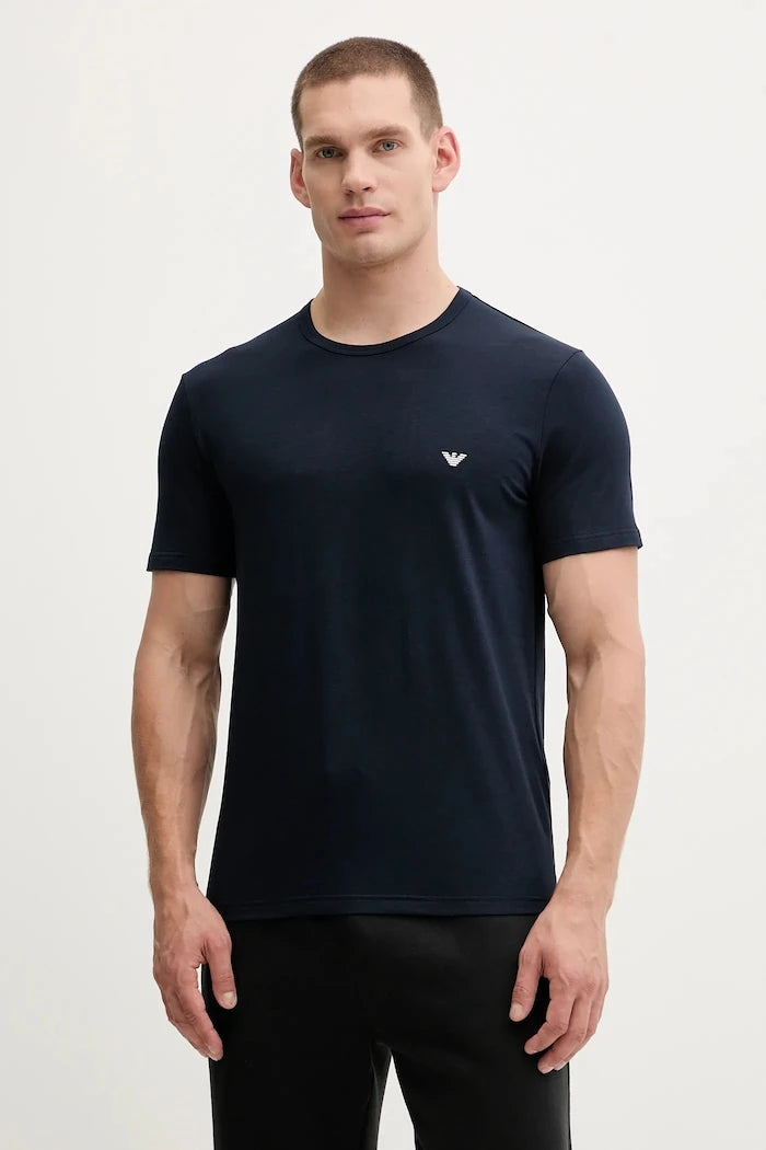 Emporio Armani Underwear basic erkek pamuk ve elastan tişört 2 adet