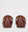Tod's Burgundy Leather Mocassins