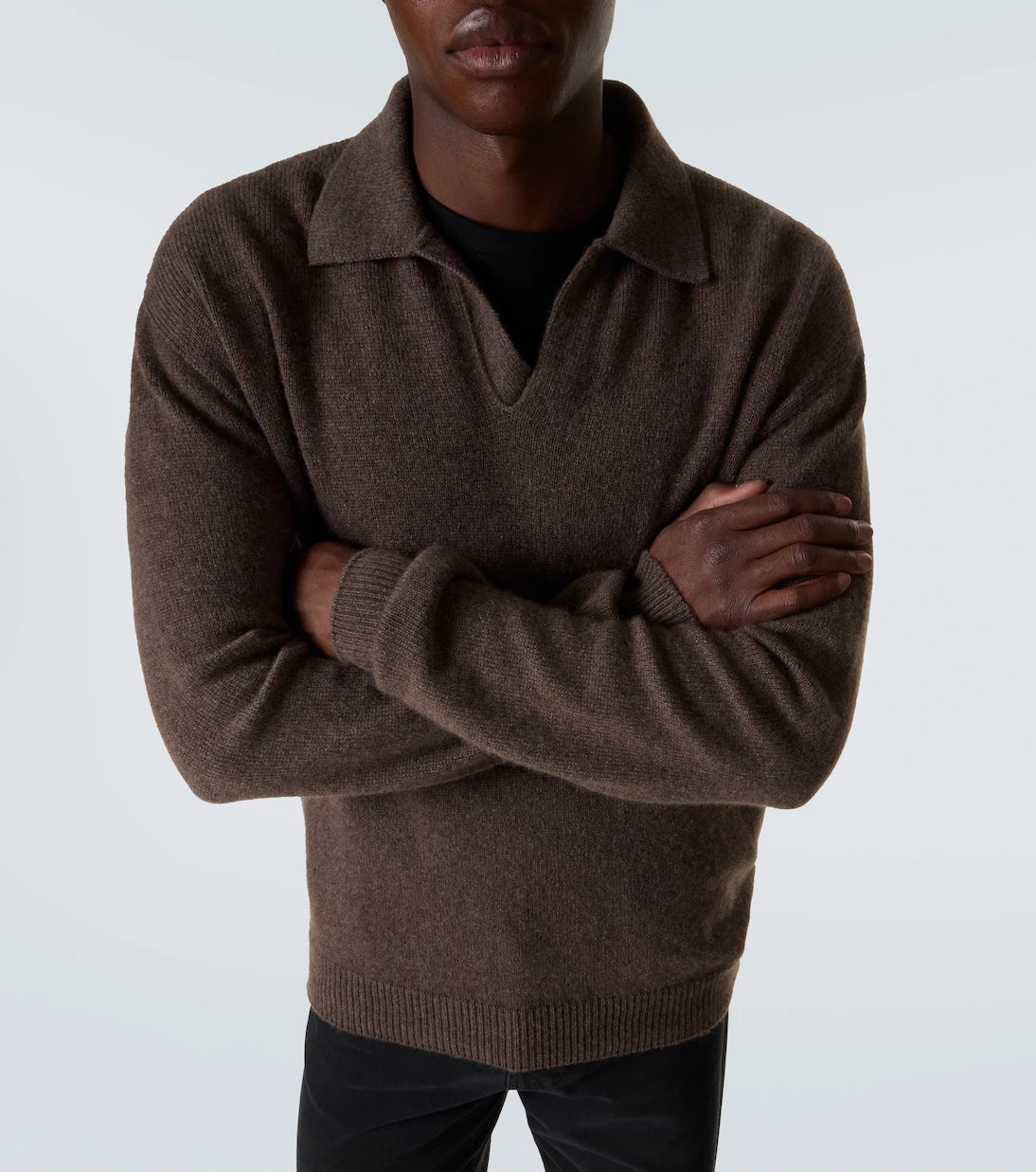 The Row - Leach cashmere polo sweater