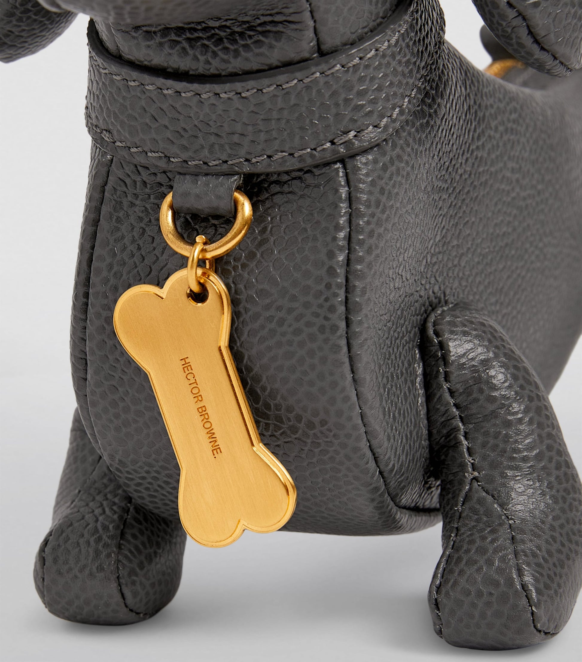 Thom Browne Grey Mini Hector Cross-Body Bag