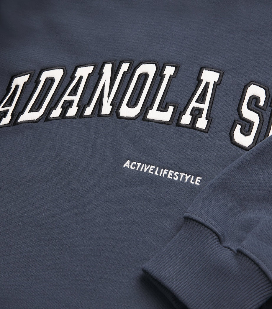 Organic Cotton Logo Sweatshirt MIDNIGHT BLUE