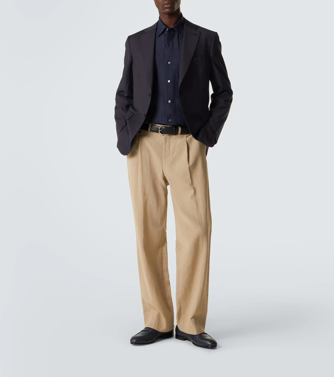 Brioni - Leather penny loafers