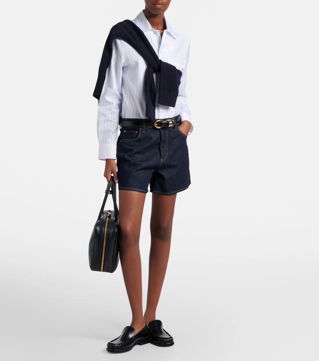 Agolde - Leith denim shorts