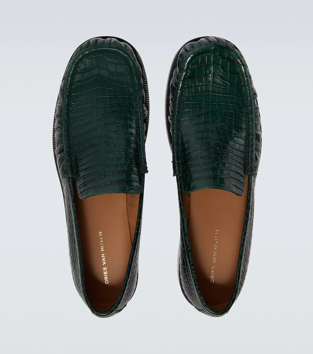 Dries Van Noten - Leather loafers