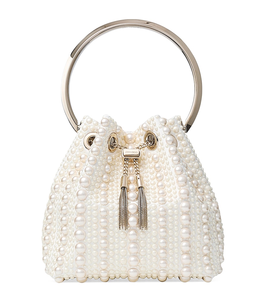Ivory Pearl Bon Bon Top-Handle Bag