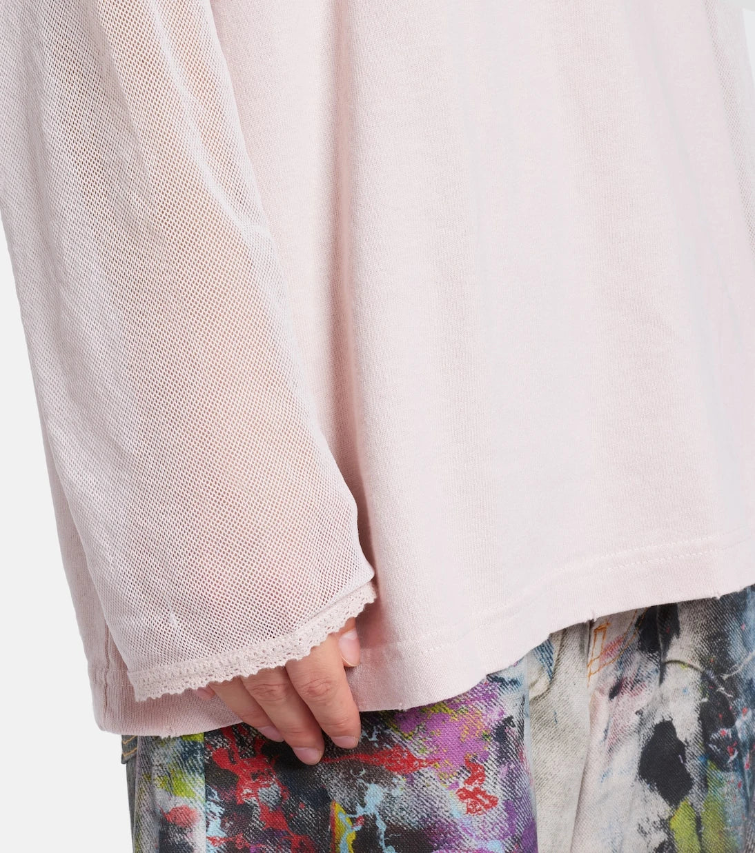 Acne Studios - Layered printed cotton T-shirt