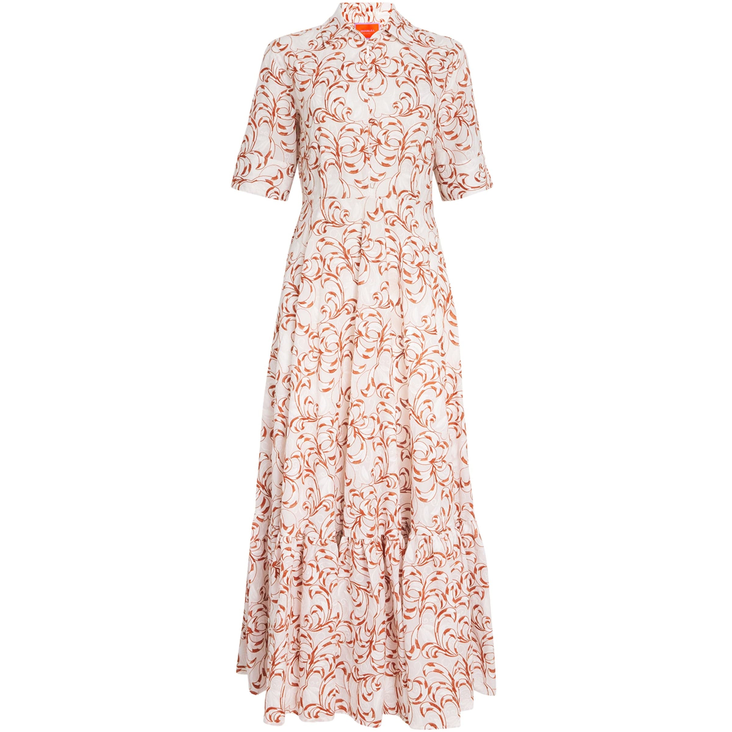 La Doublej Multi Embroidered San Pietro Maxi Dress