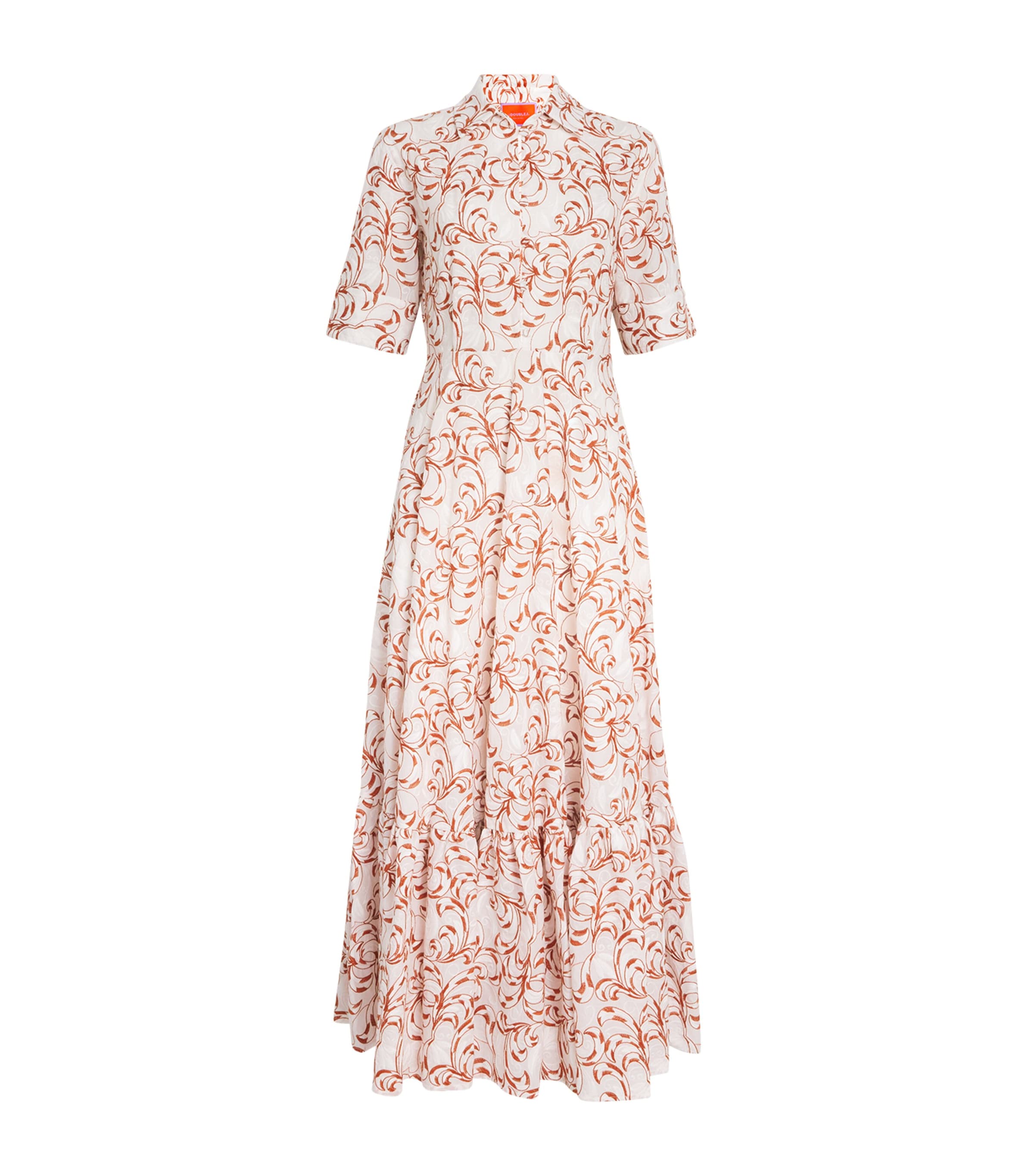La Doublej Multi Embroidered San Pietro Maxi Dress