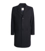 Sandro Paris Blue Wool-Blend Apollo Overcoat