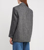 Grey Virgin Wool Tweed Blazer