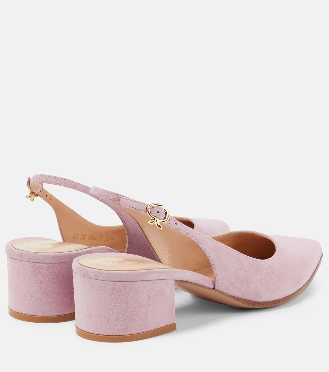 Gianvito Rossi - Piper 45 suede slingback pumps