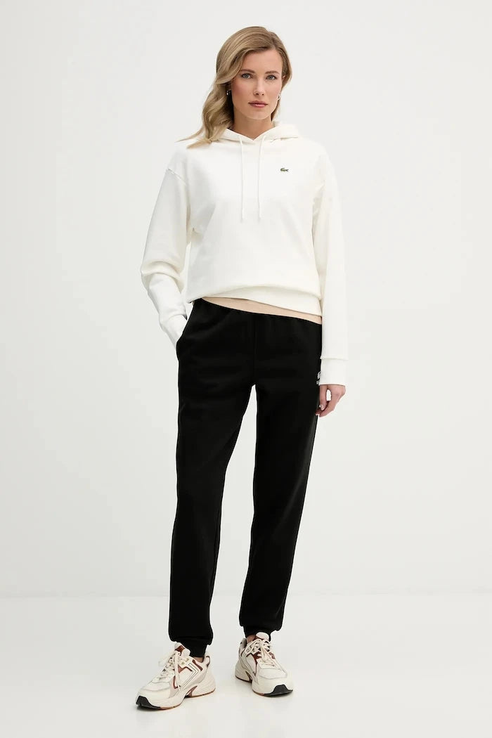 Lacoste суичър с качулка дамски от памук