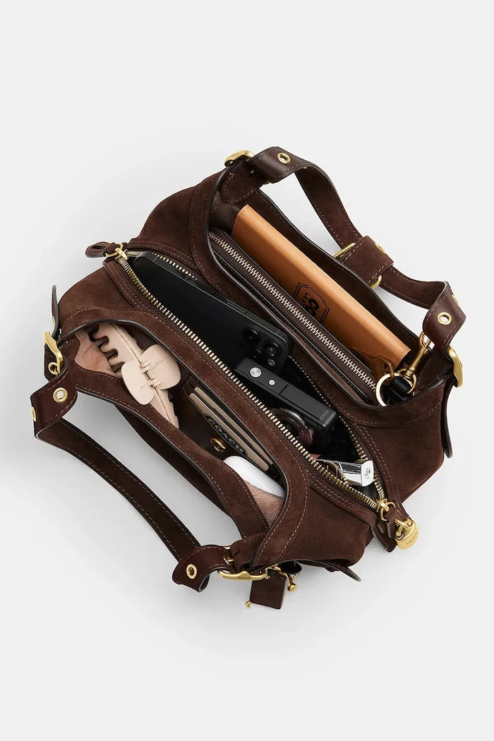 Coach чанта дамска от кожа Small Drifter Bag