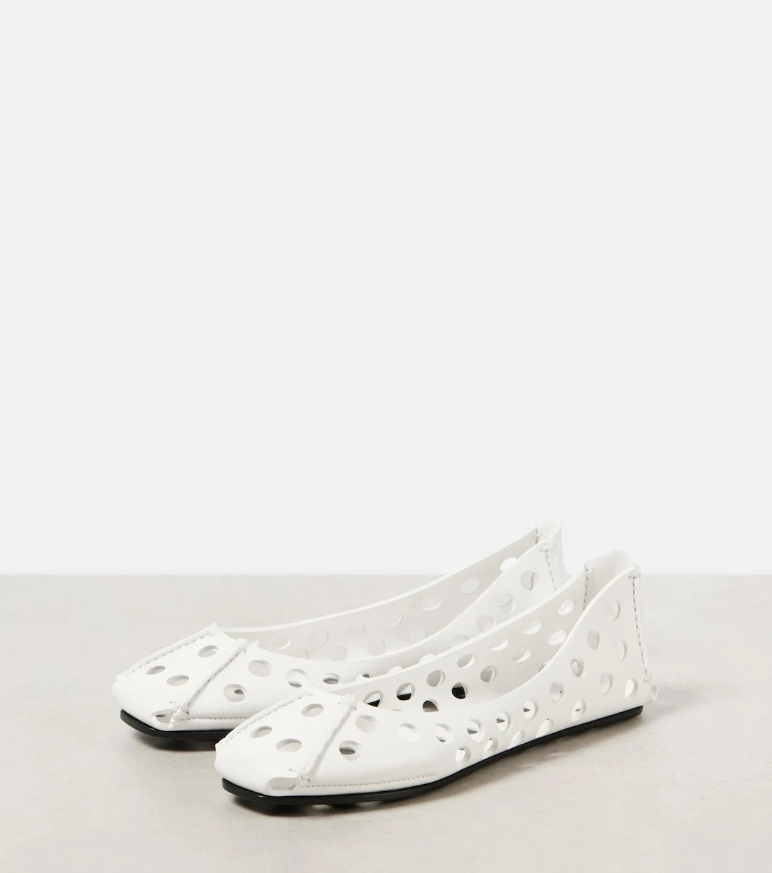 Alaïa - Perfo leather ballet flats