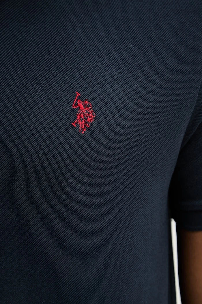 U.S. Polo Assn. Erkek Pamuklu Polo Tişört DHM PIQUE