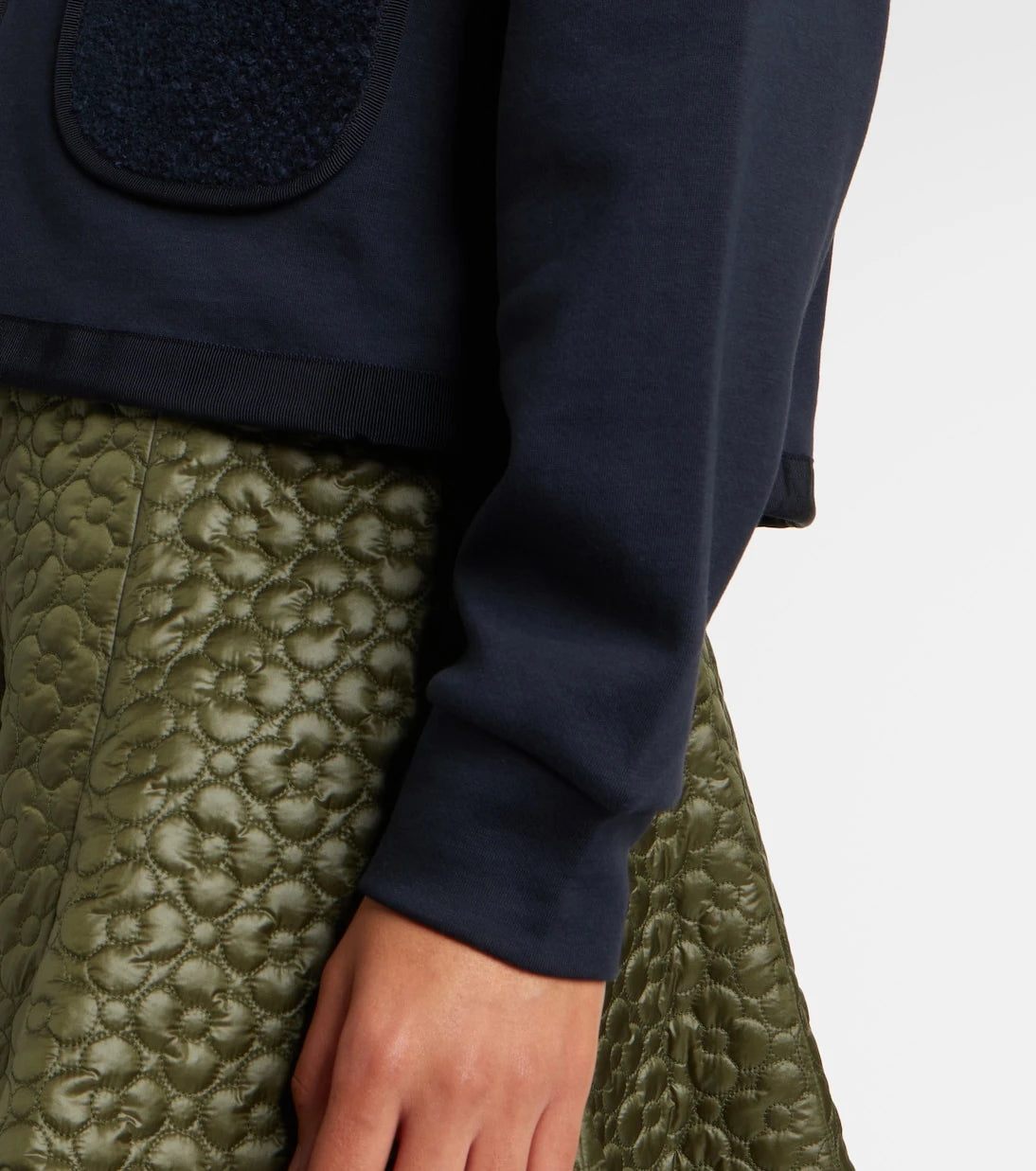 Moncler - Cotton-blend zip-up hoodie