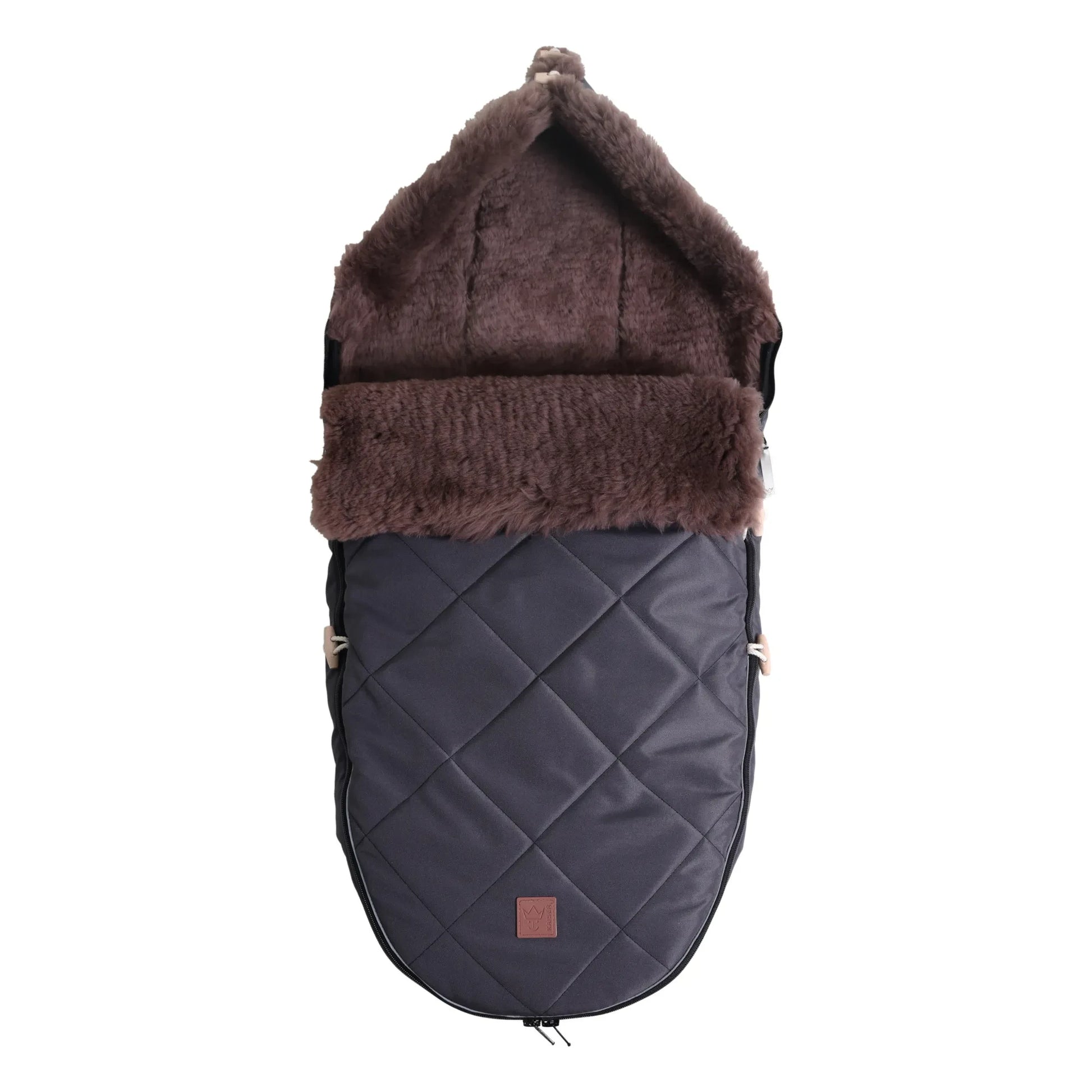 Kaiser - Lambskin Universal Footmuff | Charcoal grey