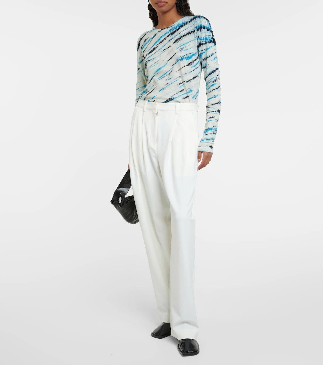 Proenza Schouler - بنطال Eleanor واسع الساقين من وايت ليبل