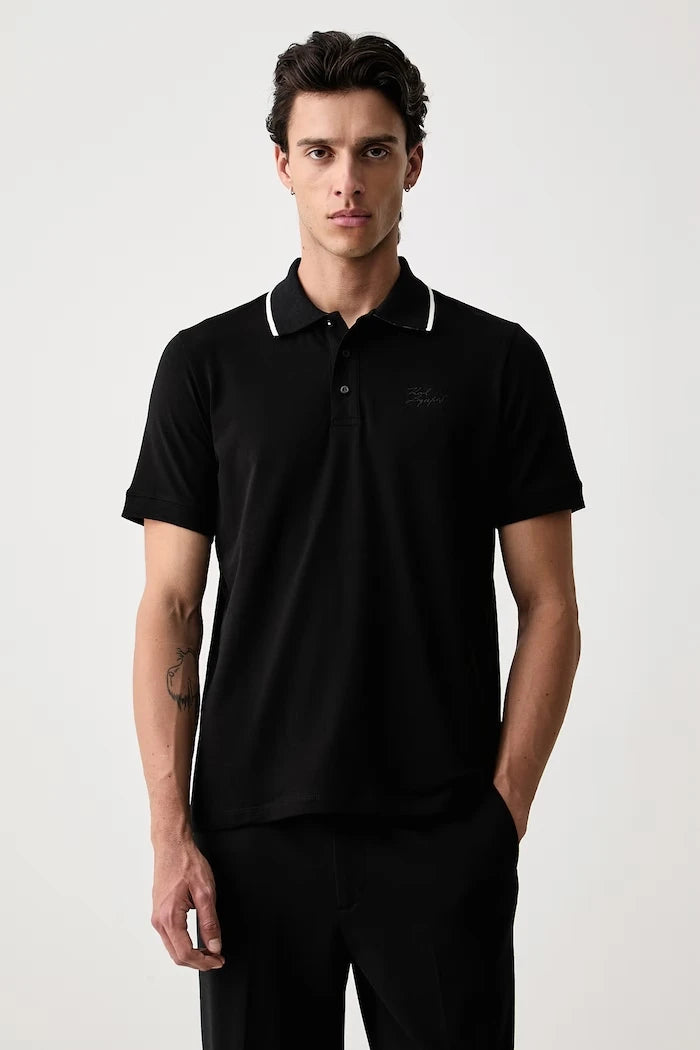 Pamuuklu erkek polo yaka tişört