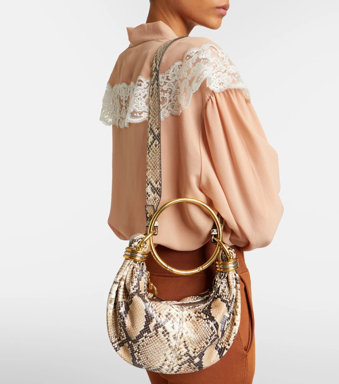 Chloé - Bracelet Small leather top-handle bag